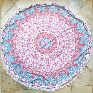 Boho Round Beach Towel ☀️